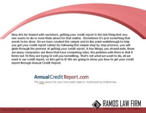 Ramos Annual Credit Report
